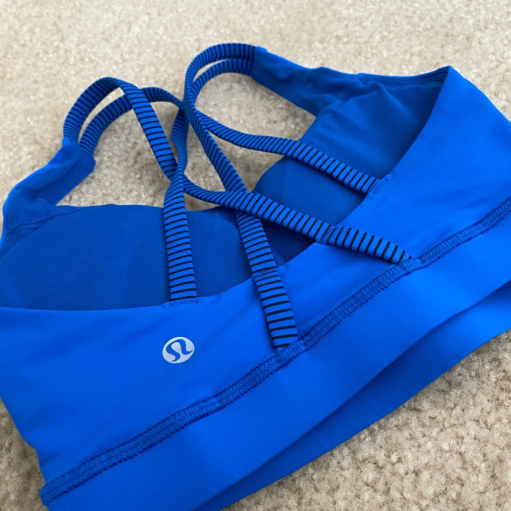 {LULULEMON} Energy Bra Baroque Blue 4 - Picture 6 of 6
